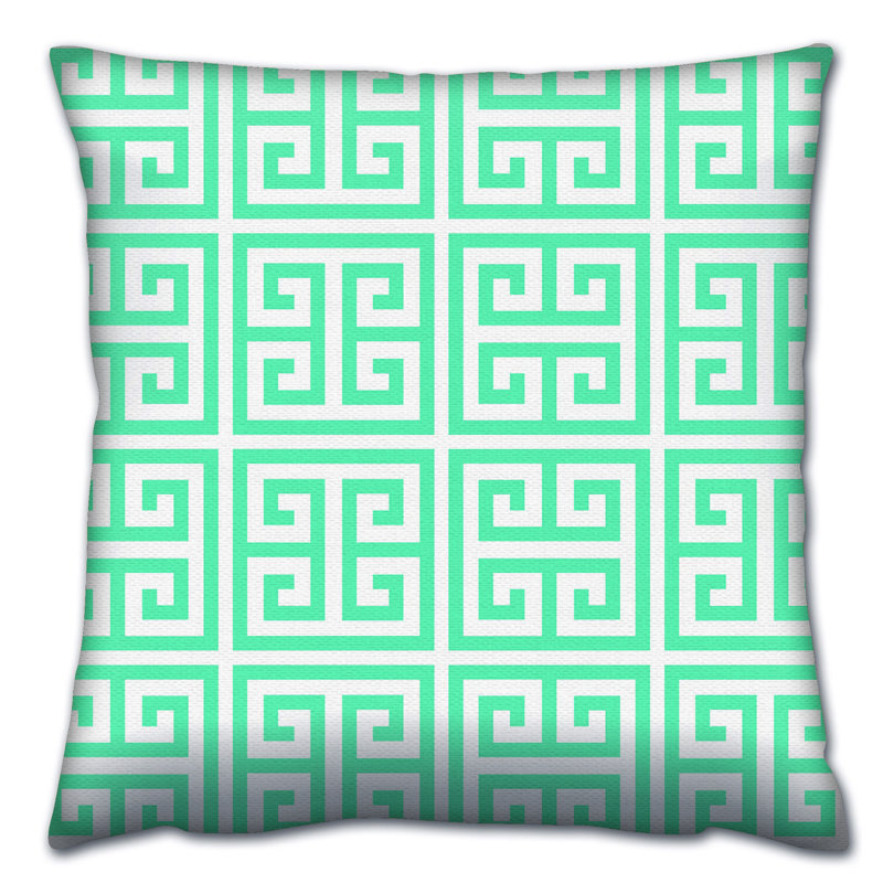 Coussin Towers, Carré, Hauteur (20 po) x largeur (20 po), Jaune