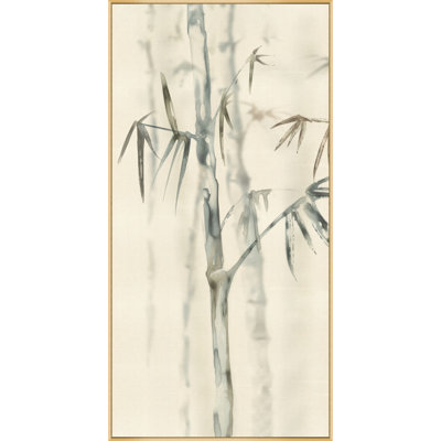 Bamboo Haze 1 Framed Painting Canvas