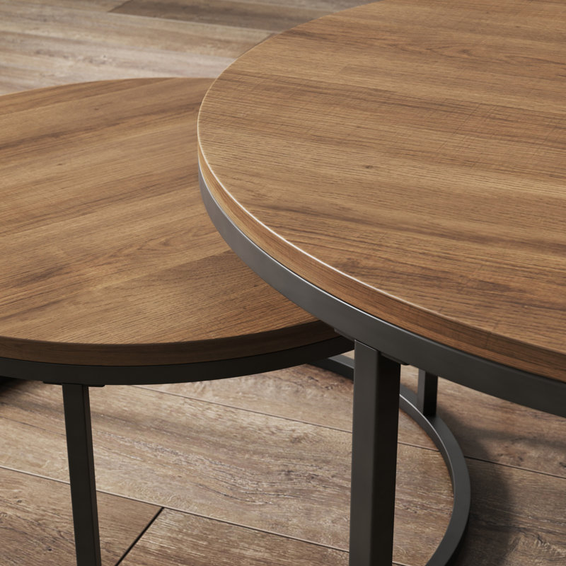Coffee Table, Reclaimed Oak/Gunmetal