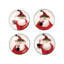 Old St. Nick Cocktail Plates - Set of 4