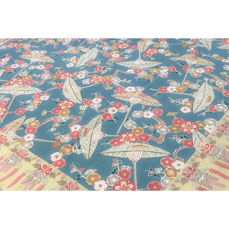Aubusson Renaissance Wool Floral Area Rug