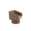 Coffee Colour Swivel Chair - Improves Room Decor Contemporary Upholstered Chic Living Essential-605265759