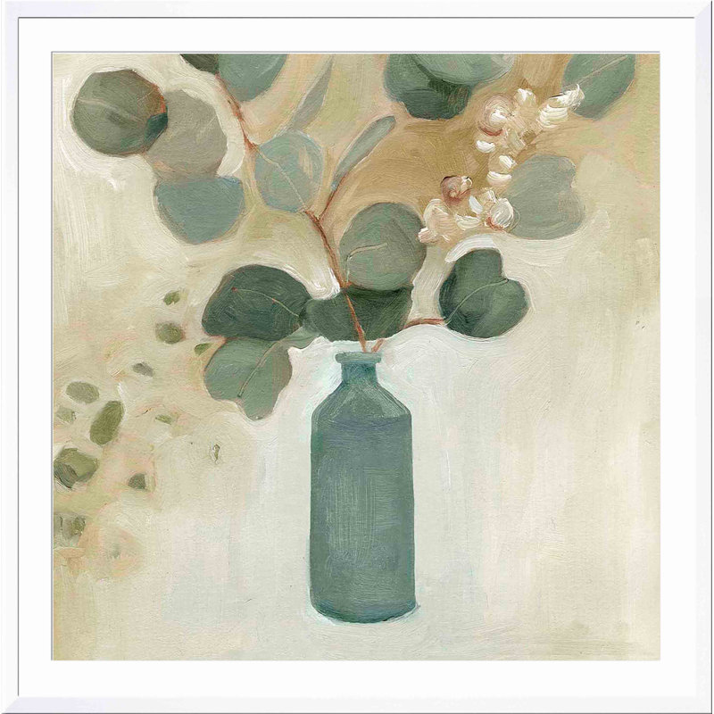 Neutral Arrangement III par Emma Scarvey - reproduction de peinture encadrée, Blanc, H 24 po x l 36 po