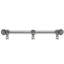 Juliane Grace 12 inches c.c. with 5/8 smooth center long pull small finial with 61 Swarovski Clear & Aurore Boreale Crystals with center brace in Chalice-345045916-345045912