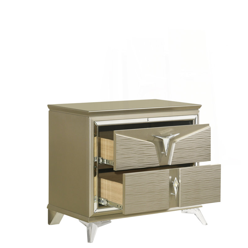 Ensemble de chambre avec grand lit 5 pièces Modern Style, Grand lit