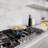 800 Series,30' Gas Cooktop,5 Burner,SS