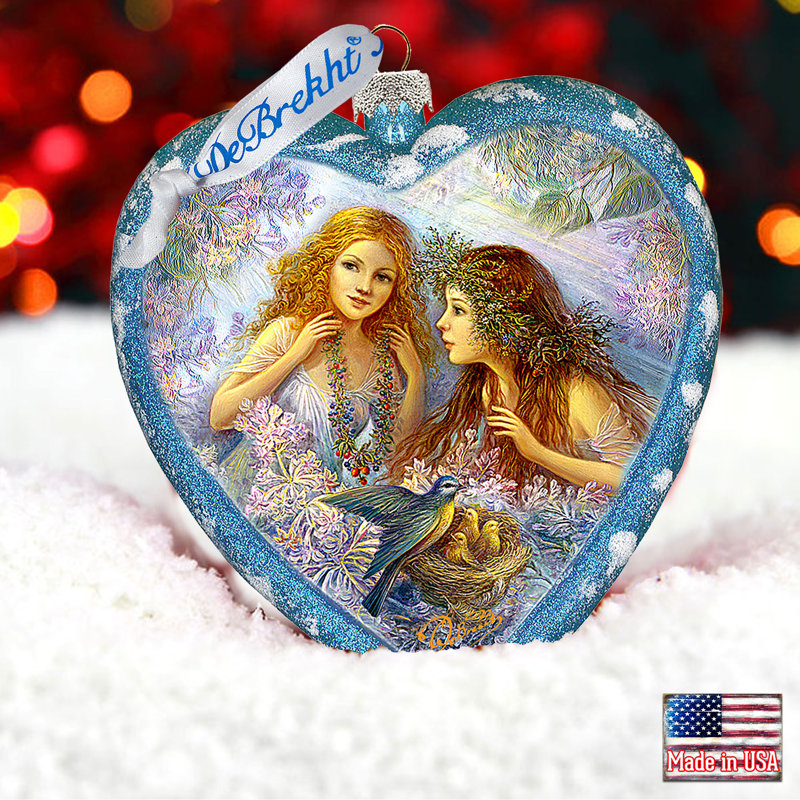 Limited Edition 5.5'' Glass Hanging Figurine Ornament