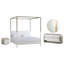 Oakland Upholstered Canopy 3 Piece Configurable Bedroom Set