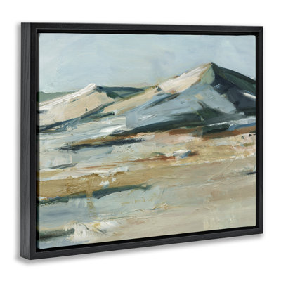 «Desert Mountain Dunes», art mural encadré sur toile flottante par Ethan Harper