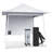 8 Ft. X 8 Ft. White Pop-Up Canopy With Extended Eaves