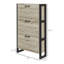 Armoire à chaussures industrielle avec 3 tiroirs rabattables
