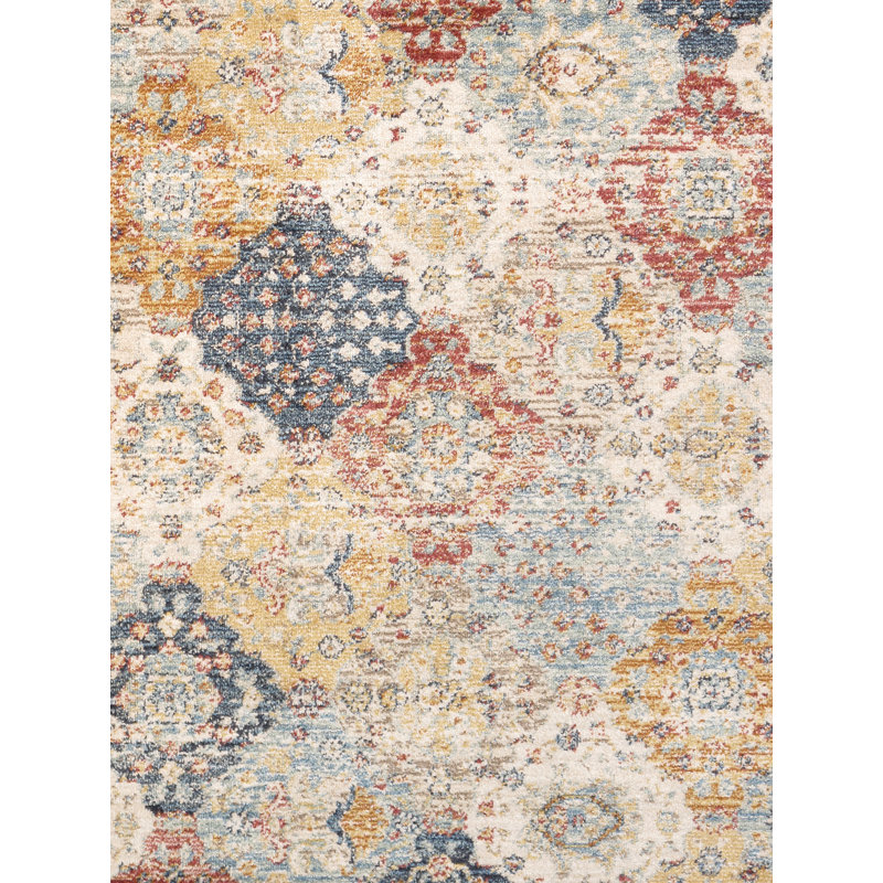 Heritage Geometric Indoor Rug, Square 6'