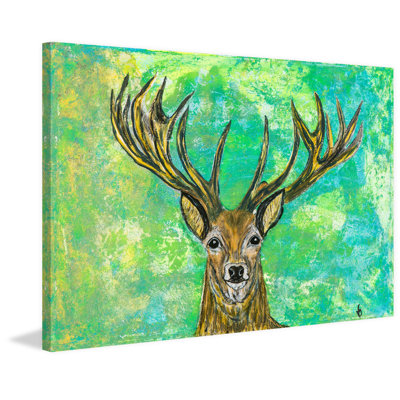 Clovis 1 Piece Wrapped Canvas Painting