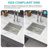 Kitchen Sink,Undermount Sink 5.5-Inch Low Depth Ada Compliant Single Bowl 16 Gauge Stainless Steel Handmade Sinks Basin