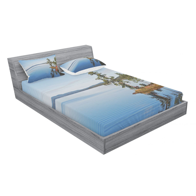 Microfiber Sheet Set, Full Sheet Set with Fitted Sheet