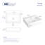 Turner 20" x 16" White Vitreous China Rectangular Wall Mount/Vessel Bathroom Sink with Overflow