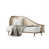 Chaise longue à accoudoir gauche sélectionné