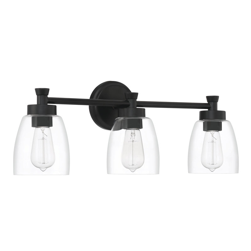 Éclairage pour meuble-lavabo 3 lumières Anatilde, Noir