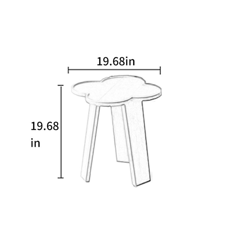 Simple Solid Wood Coffee Table