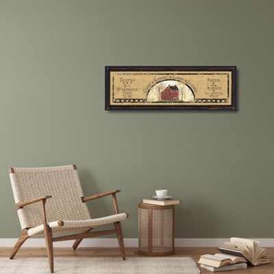 «August Grove® Spivey, Linda», art sur toile tendue sous le titre: House Sampler LS1494