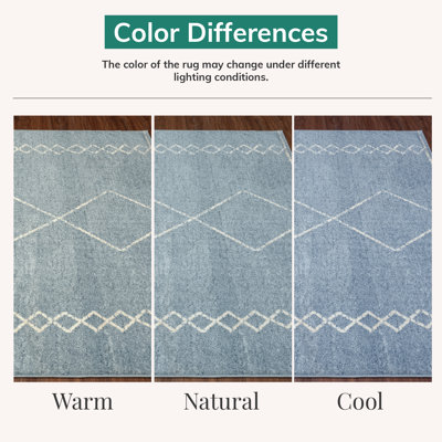 Tapis bleu Adileni