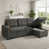 Dark Gray Chenille