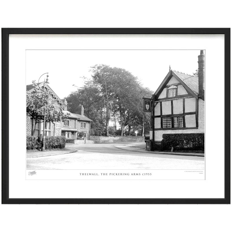 Thelwall, The Pickering Arms C1955 - Single Picture Frame Print, 60cm H x 80cm W x 2.3cm D