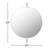 Guava Brass Round Mirror-1247579897