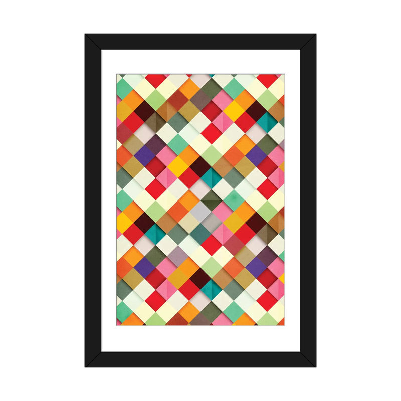 « pass this on » par danny fabrice, reproduction d’art sur toile tendue, H 24 po x l 16 po x P 1 po, Papier avec cadre noir