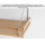 Tablette flottante en bois Aoi