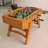 Orange Rectangular Manufactured Wood + Metal Foosball Tables