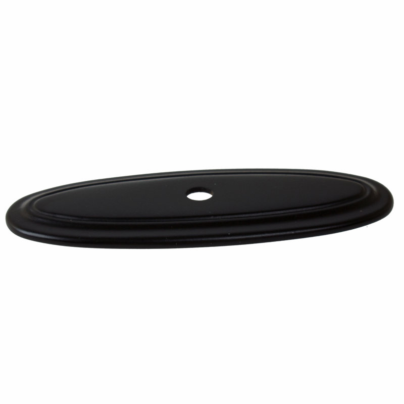 Contre-plaque d'armoire classique 3 pouces, mince et noir mat - 1034-MB, Noir mat