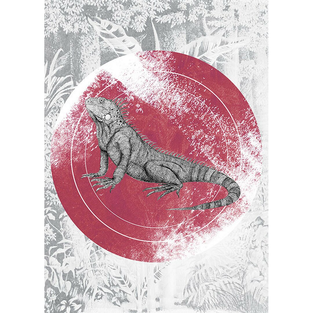 Poster Iguana Circle