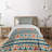 Tribal Eclectic Polyester Geometric Shapes Coverlet-41887008