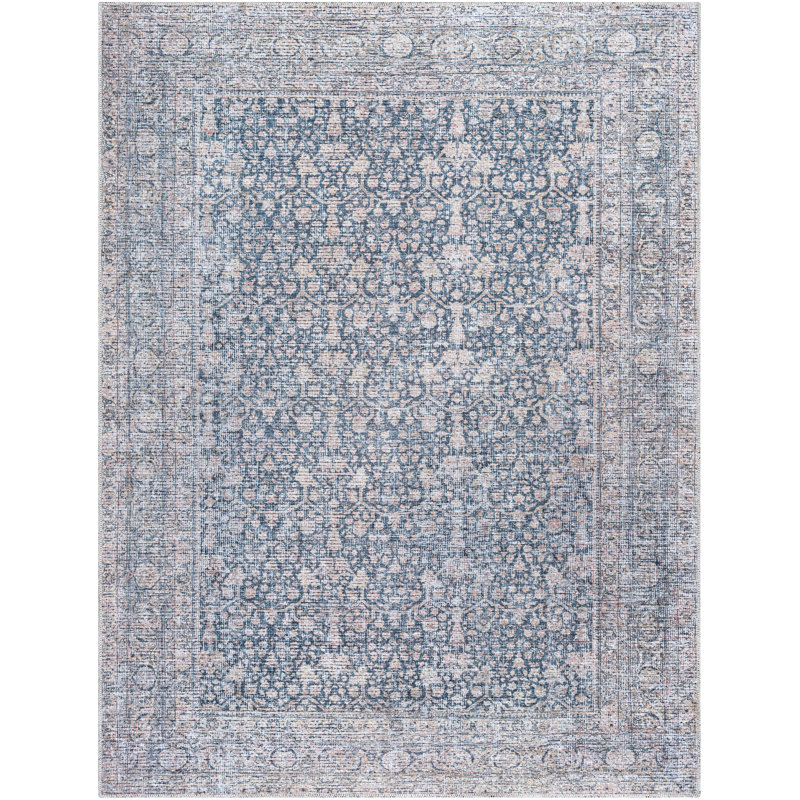 Tapis argenté Vivir x Livabliss Lorelai, Rectangle 8 pi 10 po x 12 pi