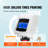 Punch Time Clock, 6 Punches per Day, Time Clock Punch Machine Includes 102 Time Cards, 1 Ink Ribbon and 2 Security Keys, Time Tracker Machine for Employees of Small Business