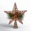 Natural Star with Pinecones Tree Topper