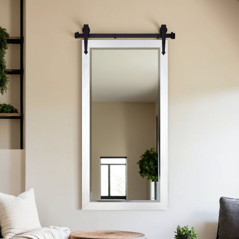  Miroir biseauté Ozark, Blanc