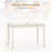 48'' Wooden Dining Table for 4 People w/ Rubber Wood Legs Rectangular Table White-941647973