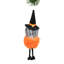 Squelette orange heureux assis (paquet de 8)