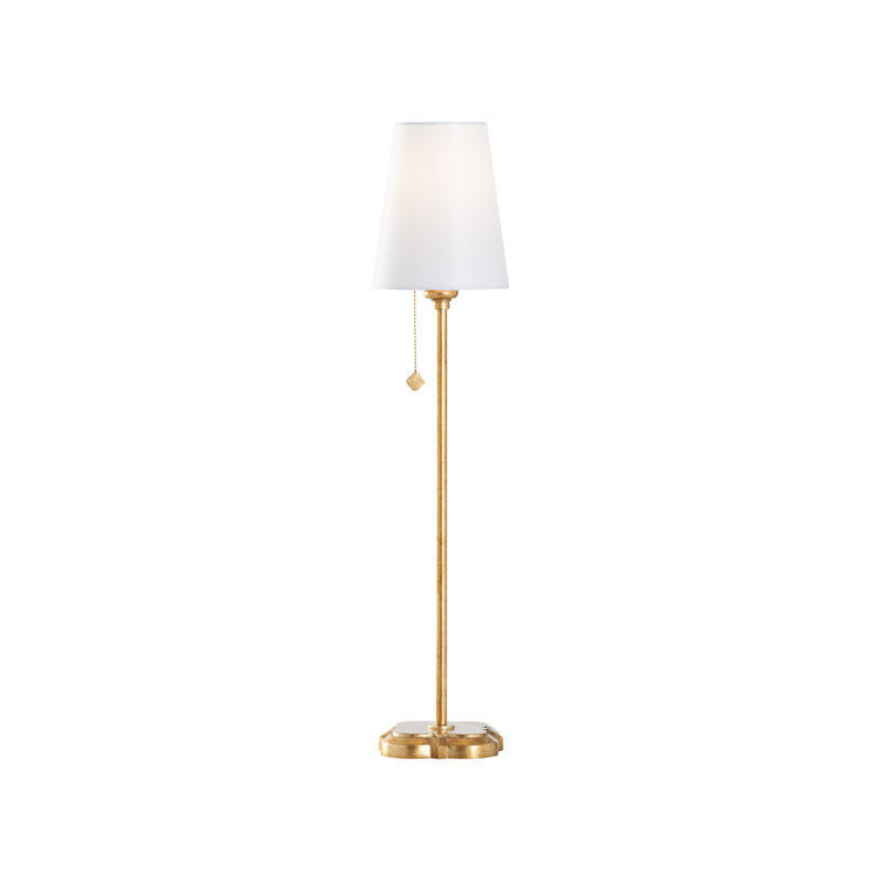 Quatrefoil Table Lamp - Gold Leaf