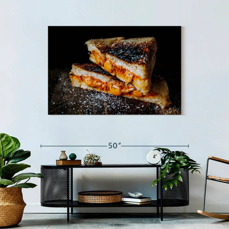 Yarlin Grilled Cheese, 30" H x 45" W