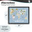 Cadre pour enfant, carte du monde flottante, design par Carla Daly-865238624-865238625