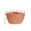 Pot de fleurs en plastique Corner-14212054