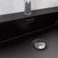 Meuble-lavabo simple mural 24 po avec plateau en résine noir intégré