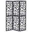 Paravent 3 panneaux noir-122373289