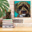 «Blue Doodle Brother 1» par Carolee Vitaletti, art mural sur toile-1538569175
