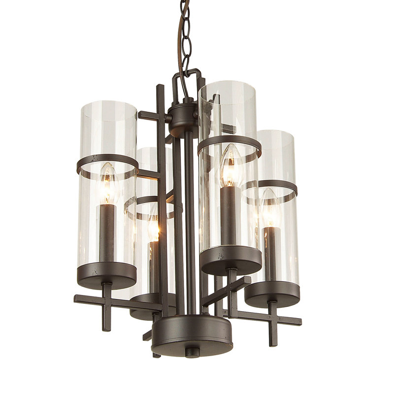 Lustre 4 lumières à abat-jour Nordquist