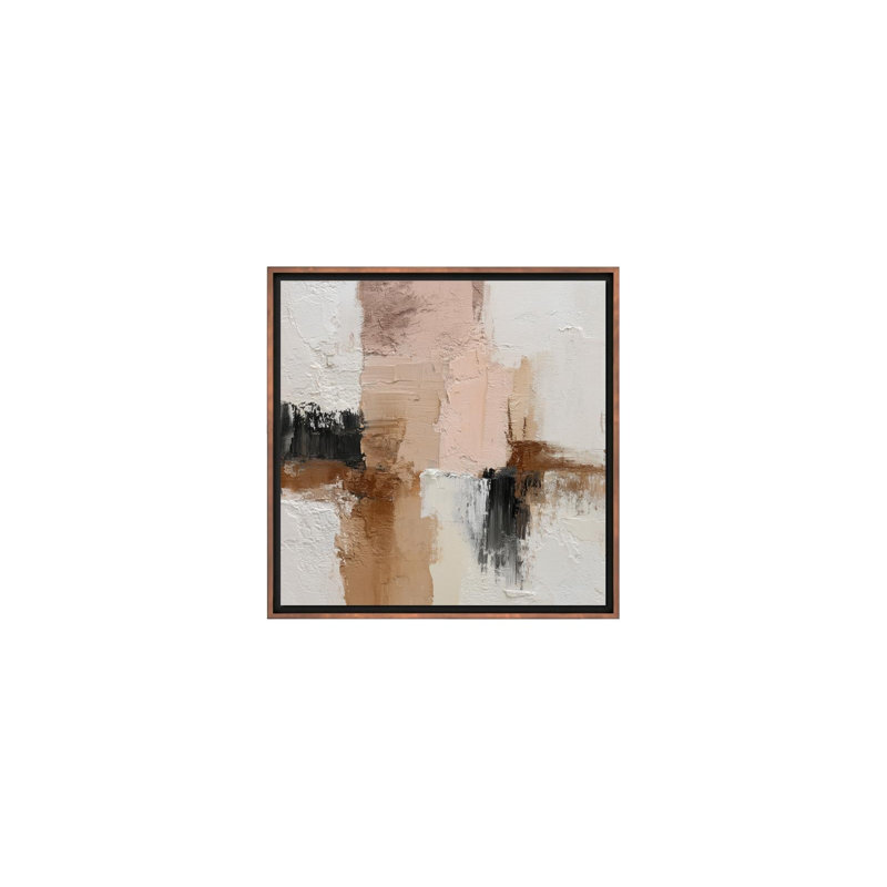 Blush and Earth, 20" H x 20" W