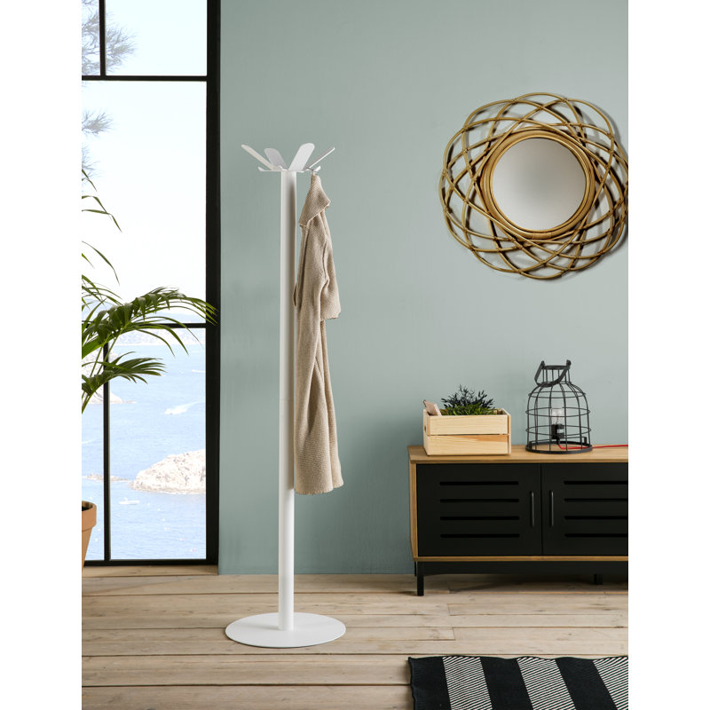 Jaylianni Steel Freestanding 8 - Hook Coat Rack